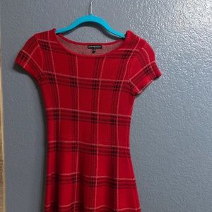 Plaid dress size large